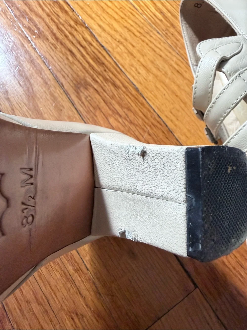 Remix Vintage Shoes Aviator- Triple-Strap Mary Jane Heels - Picture 7 of 7